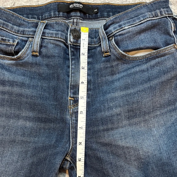 💥 Hudson Nico Skinny Jeans • Size 26 • Medium-Dark Wash w/Frayed Hem 💥 - Picture 8 of 13